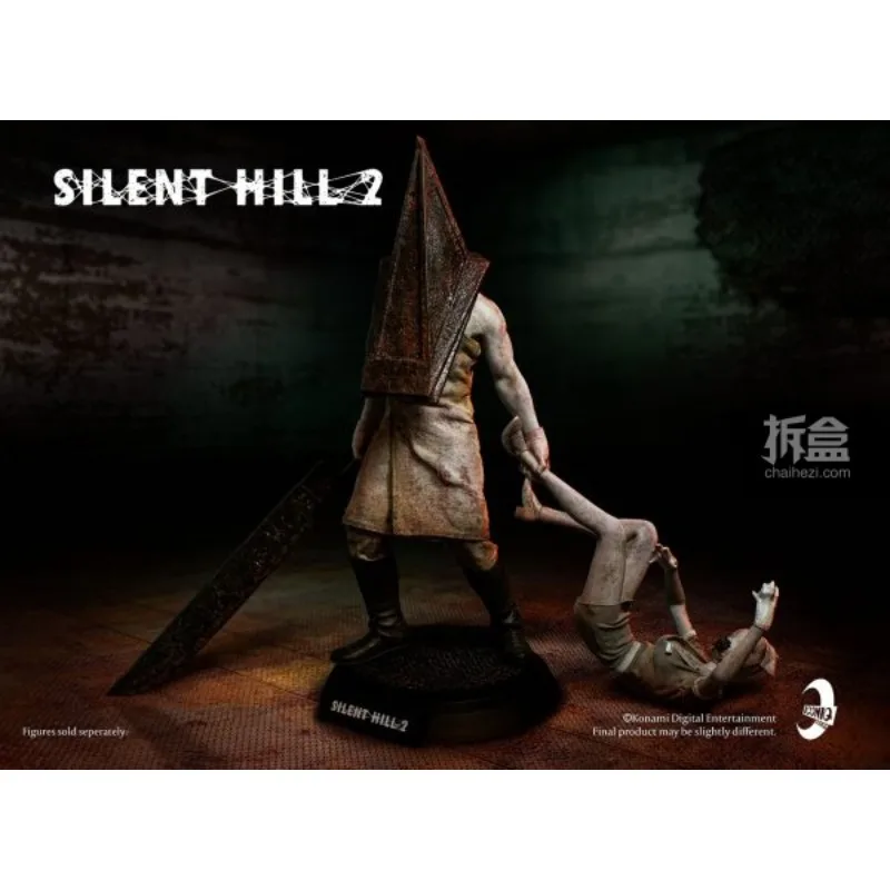 ICONIQ STUDIO ตุ๊กตาโมเดล Silent Hill 2 บับเบิ้ลเฮด นางพยาบาล หัวสามเหลี่ยม ขนาด 1/6 ตุ๊กตาโมเดลสำหรับฮาโลวีน ตุ๊กตาโมเดลผู้หญิง