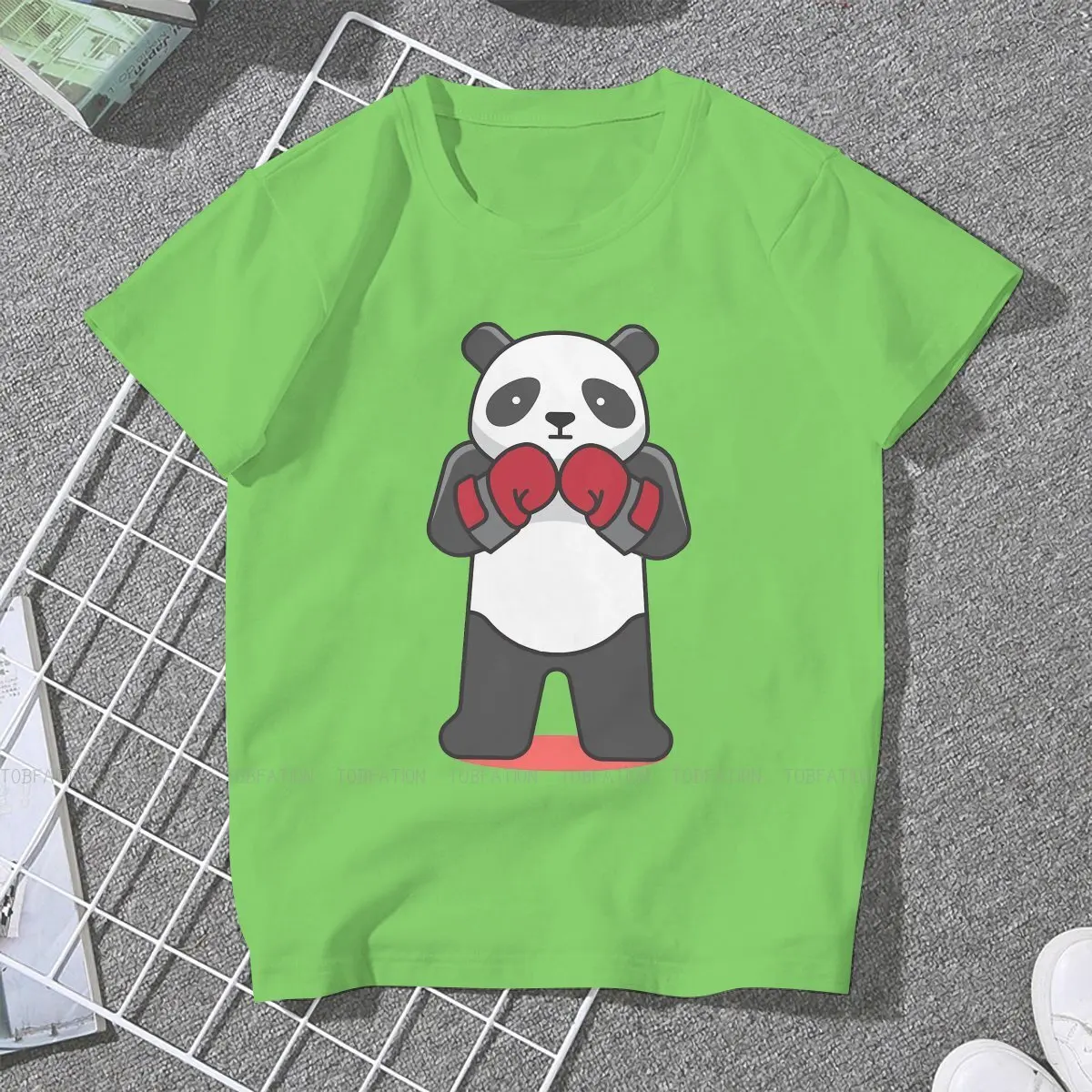 Panda TShirt for Woman Girl 5XL The Winning Boxer Basic Summer Sweatshirts T Shirt Novelty Loose