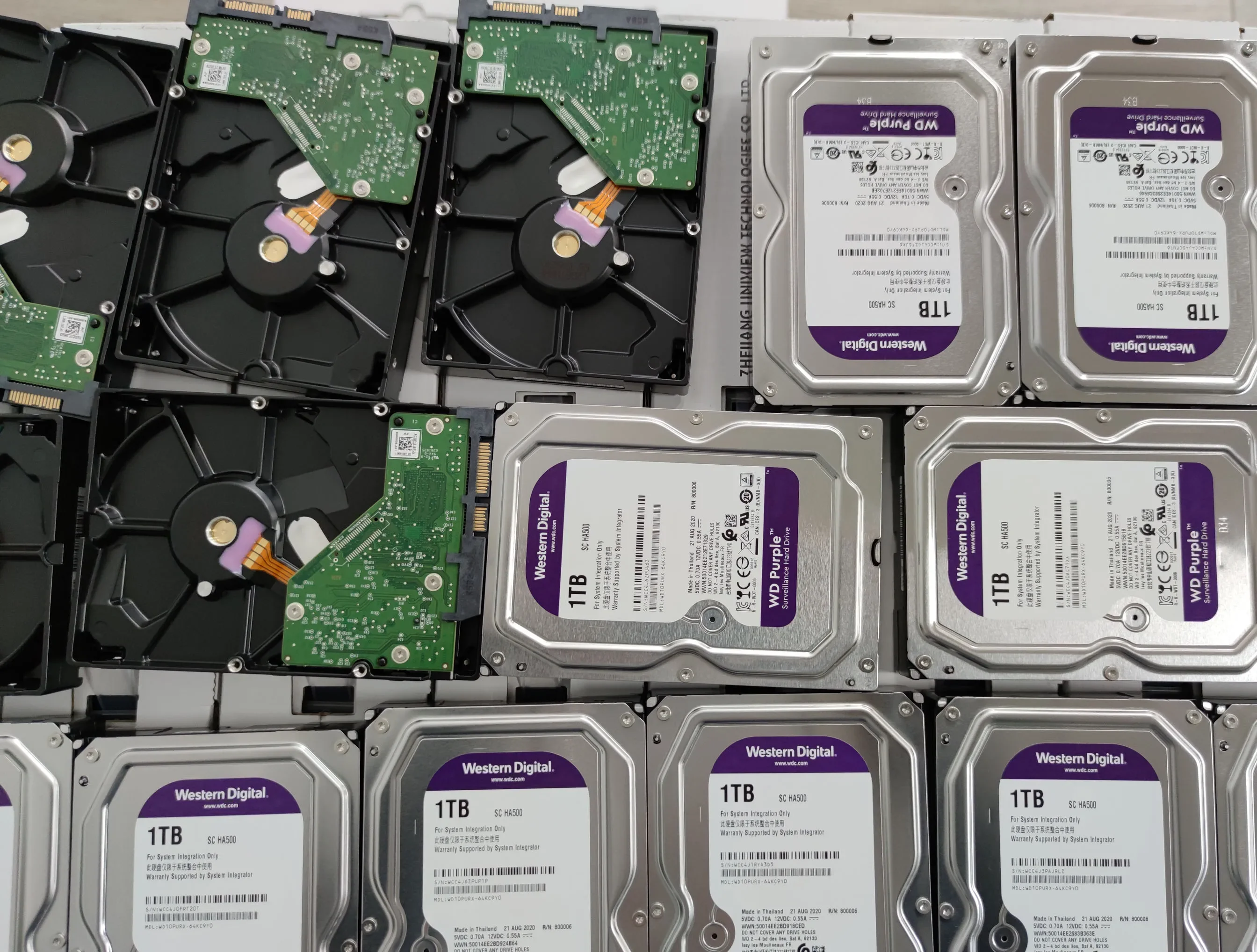 10TB HDD Almost New High Speed Used Surveillance HDD Hard Disk Drive SATA 3.5" Interal HDD For Cctv Camera DVR IP Camera NVR