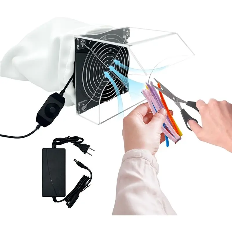 

AUAU-Pipe Cleaners Dust Vacuum, For Crafts Supplies,Picking Up Debris And From Pipe Cleaners, Adjustable Wind Speed US Plug