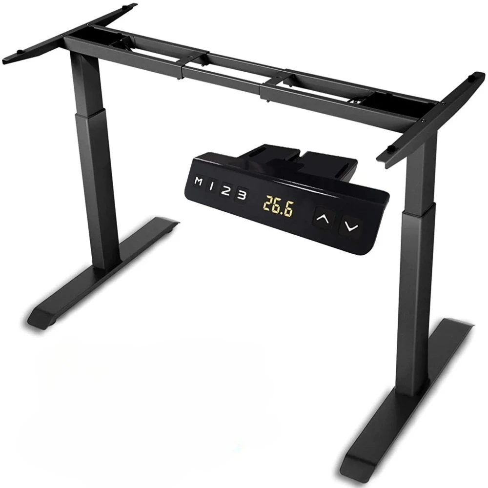 

Dual Motor Height Adjustable Electric Standing Desk Frame, Ergonomic Lift Desk Base with Memory Control for Home Office