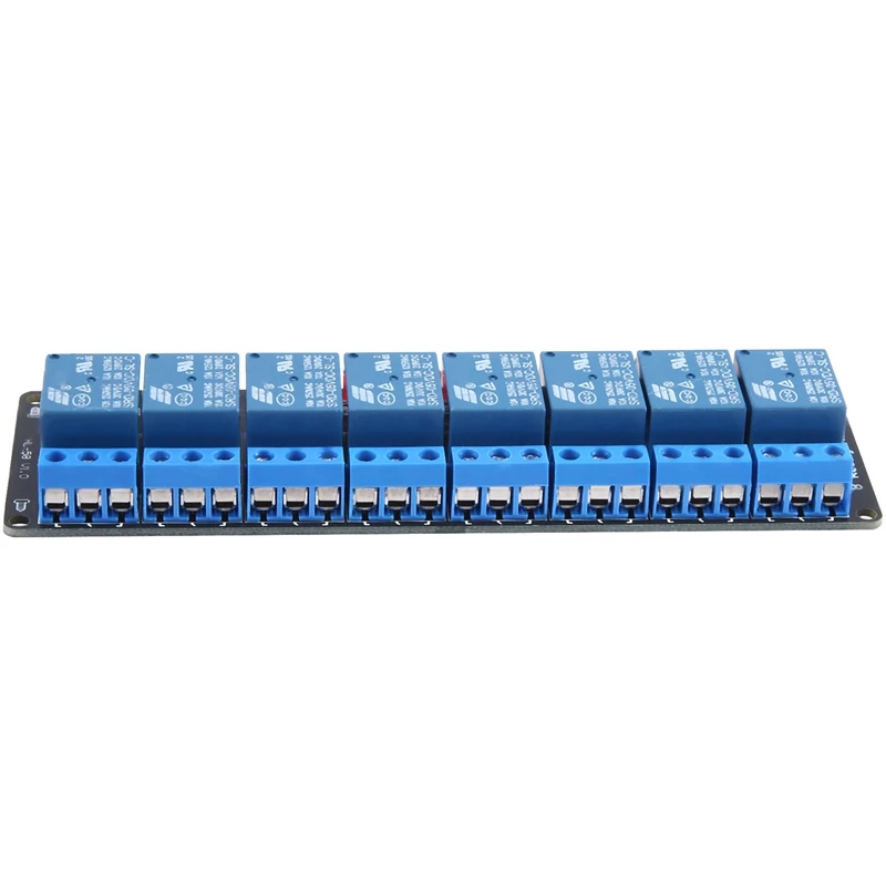 1 Piece 8-Way Relay Module 5V Optocoupler Drive Module Eight-Way Relay Control Board Low Level Trigger
