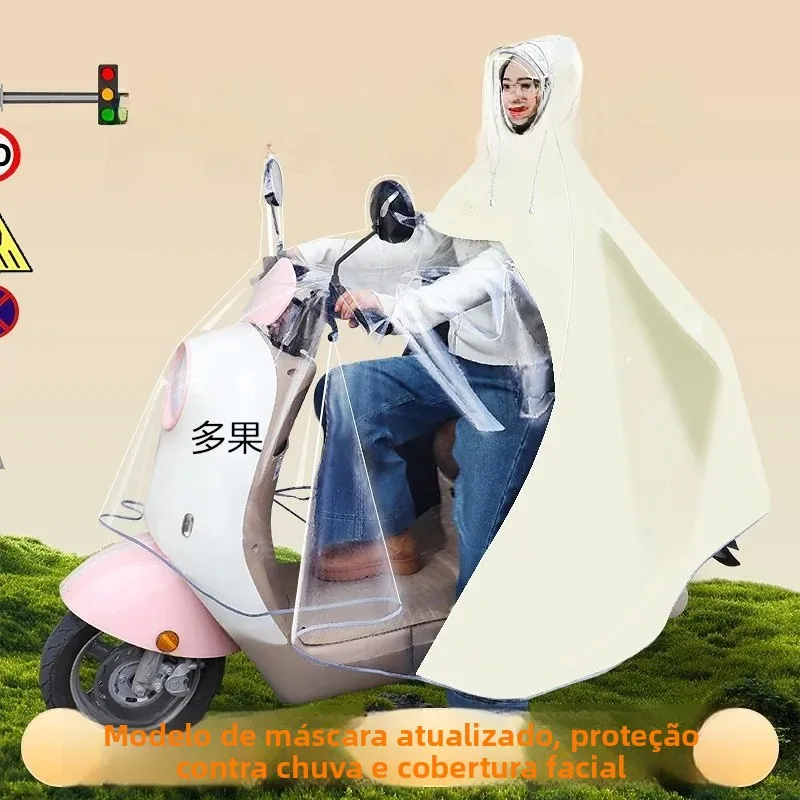 adult-thickened-waterproof-vehicle-raincoat-full-body-cycling-special-use-single-double-rider-external-wear-raincoat