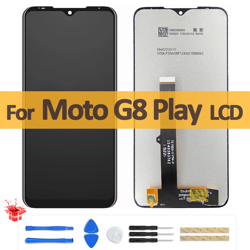 

6,2 "Оригинальный ЖК-дисплей для Moto G8 Play LCD XT2015 XT2015-2 дисплей сенсорный экран дигитайзер в сборе Замена для Motorola G8 Play