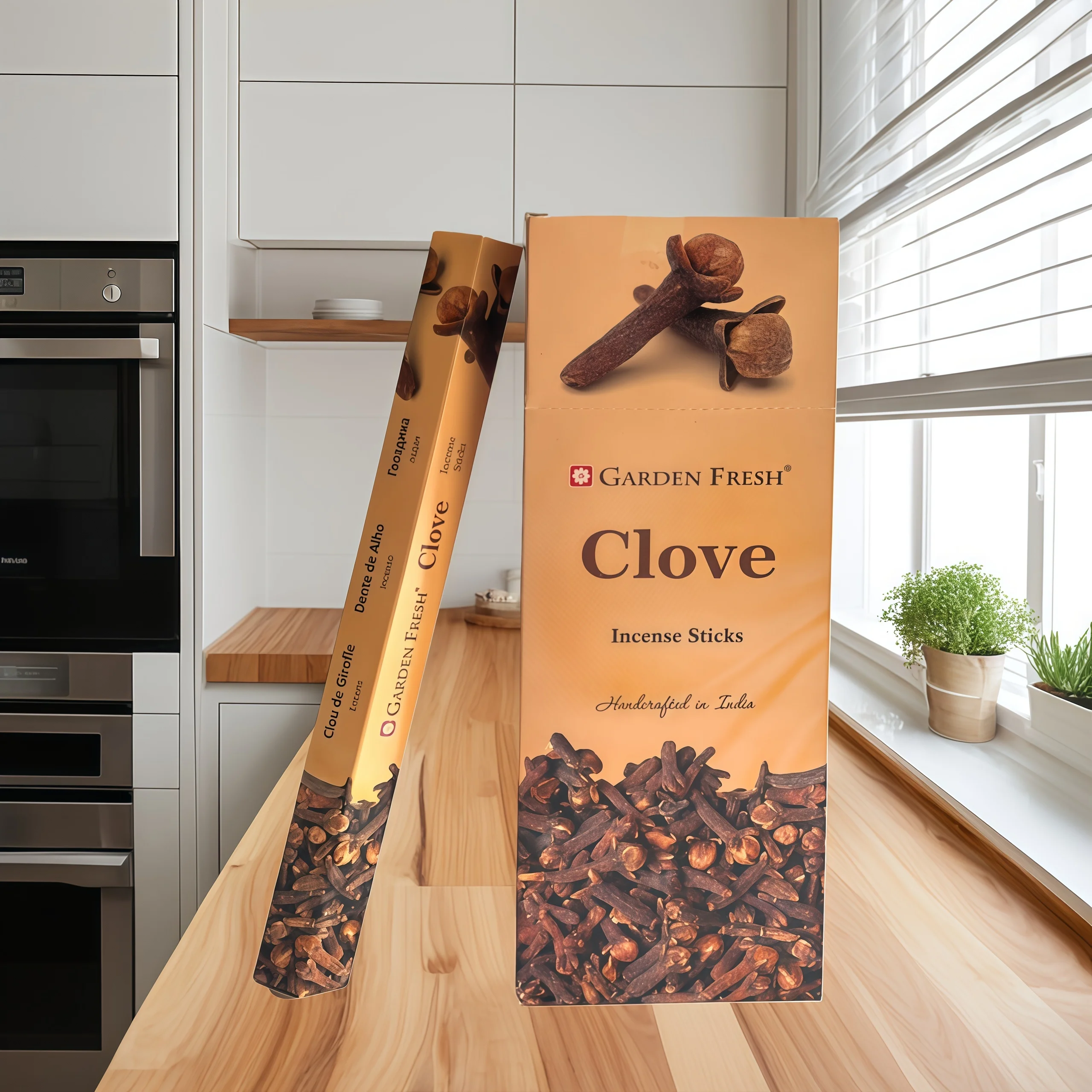 20/120 قطعة من أعواد العلاج العطري الجديدة على القرنفل - عطر نباتي، يجلب الاسترخاء والإيجابية ونوم أفضل - مناسبة للمنزل والمكتب واليوجا والتأمل #2