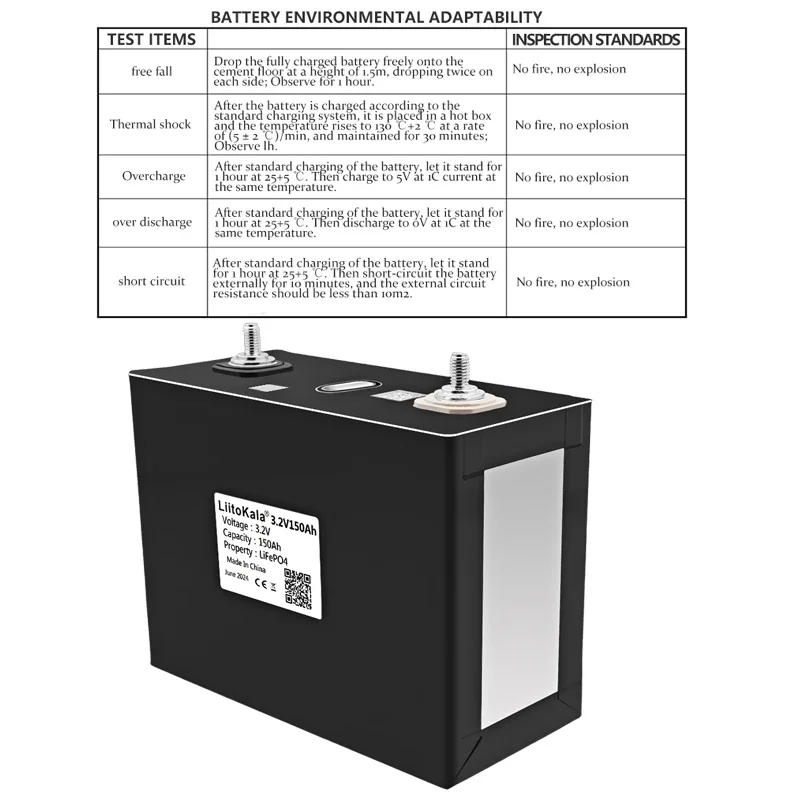 Imagem -05 - Liitokala-bateria Recarregável Cell Pack Lifepo4 Cell Pack rv Golf Cart Boats ue e Eua Duty 3.2v 12v 24v 48v Pcs Pcs 16 Peças 24 Peças 32 Peças