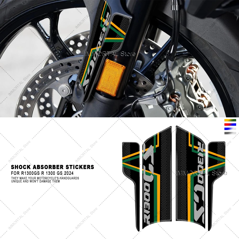 

3D Resin Sticker For BMW R1300GS R 1300 GS Triple Black 2023 2024 Motorcycle Accessories Shock Absorber Protection Stickers