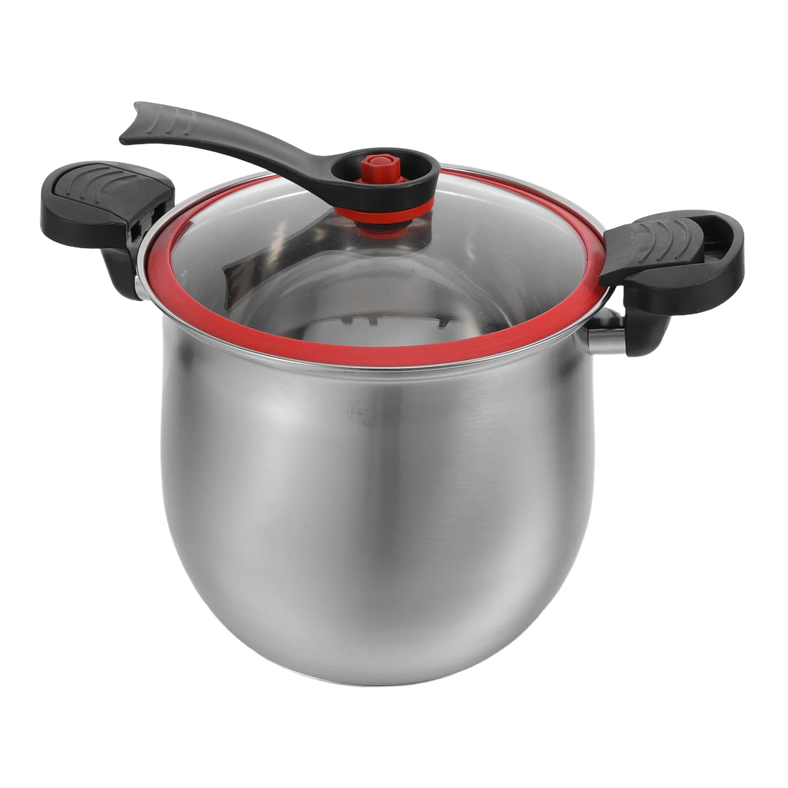 

8L Stainless Steel Micro-Pressure Soup Pot With Lid Heavy Duty Stockpot For Stew Pasta Noodle Cooking Nutrient Retention Fast