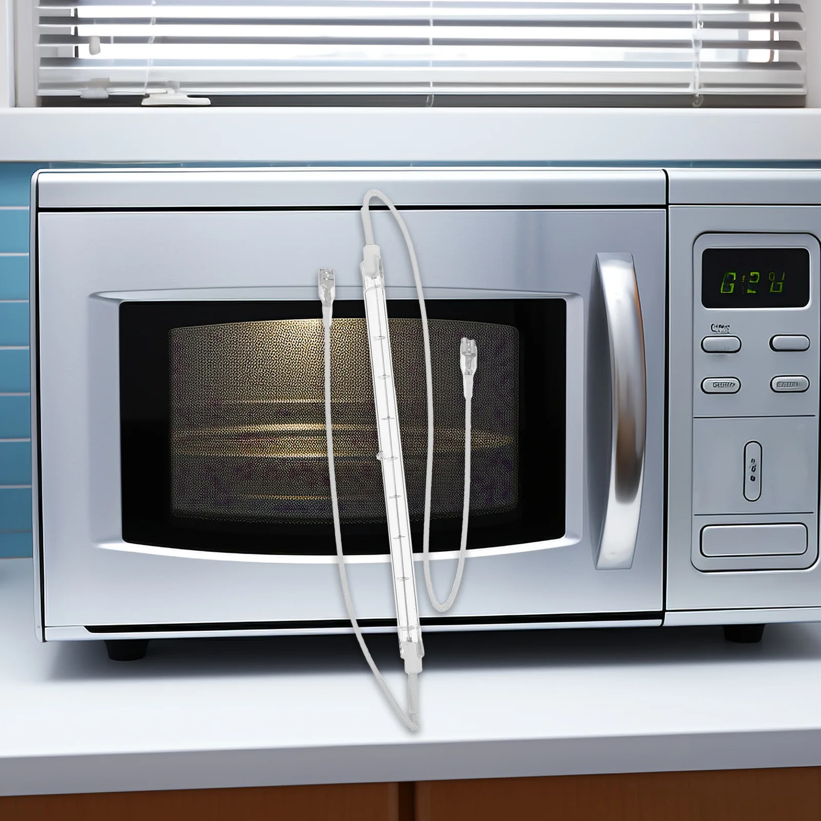 أنبوب سخان الهالوجين، استبدال موثوق به، أنبوب مغير دافئ، مصباح تسخين طويل العمر، عناصر تسخين، مصباح سخان #5