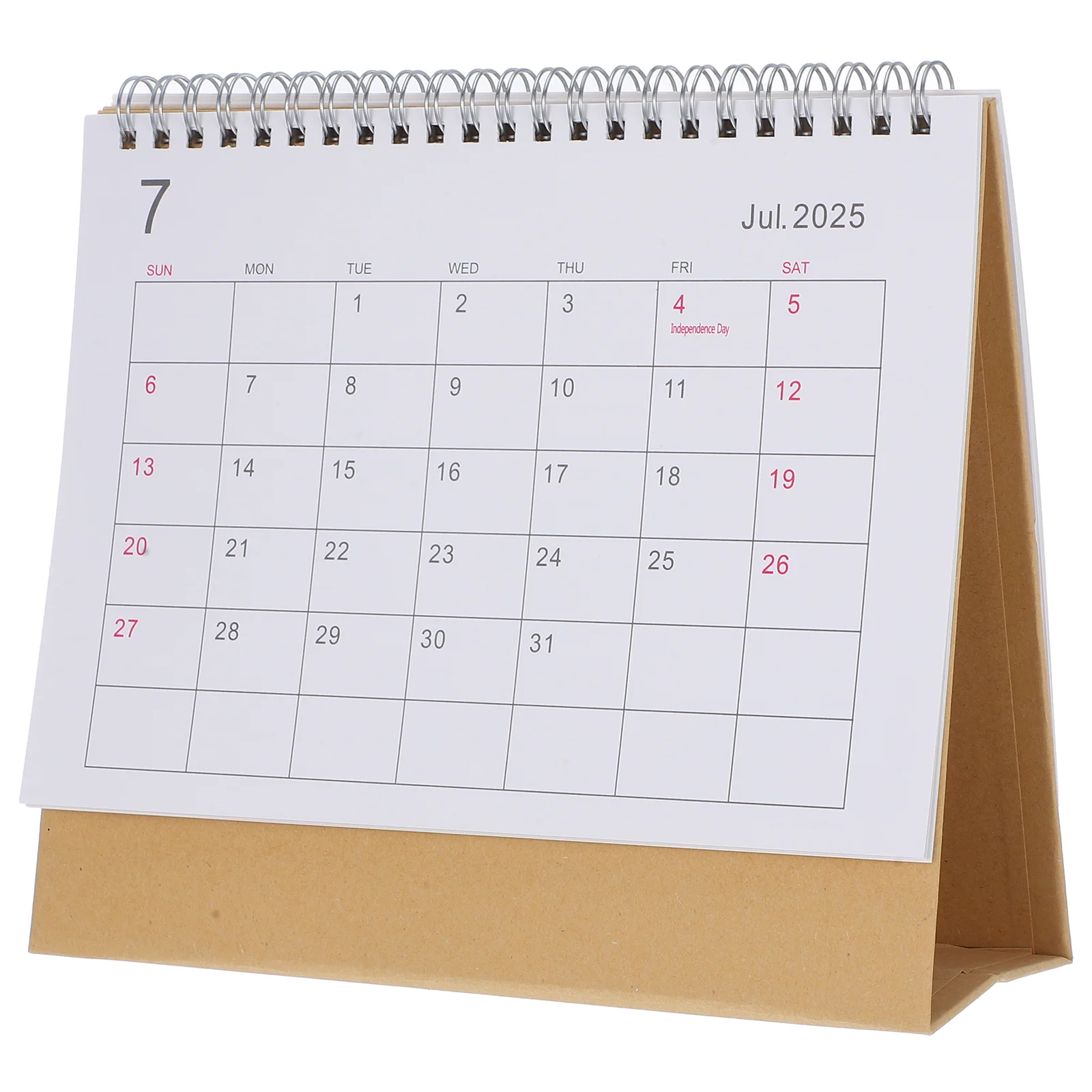 

English Version Desk Calendar Small Desktop Standing Large Paper Calander Flip Tear off
