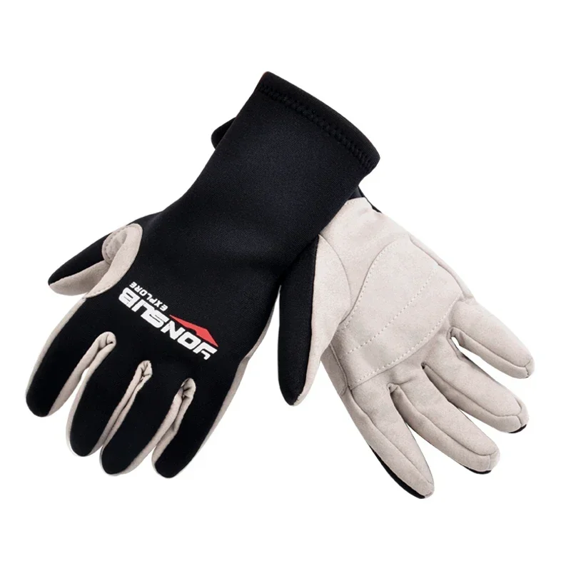 

2MM outdoor diving gloves windproof warm microfibre fleece fishing gloves water sports, adventure dedicated