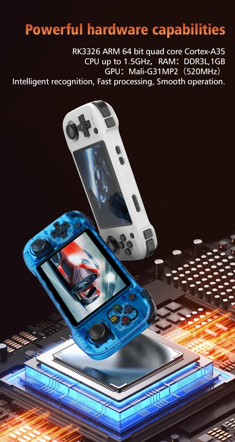 BOYHOM R46H NEW 4.2inch IPS HD SCREEN Retro Game Console 1024