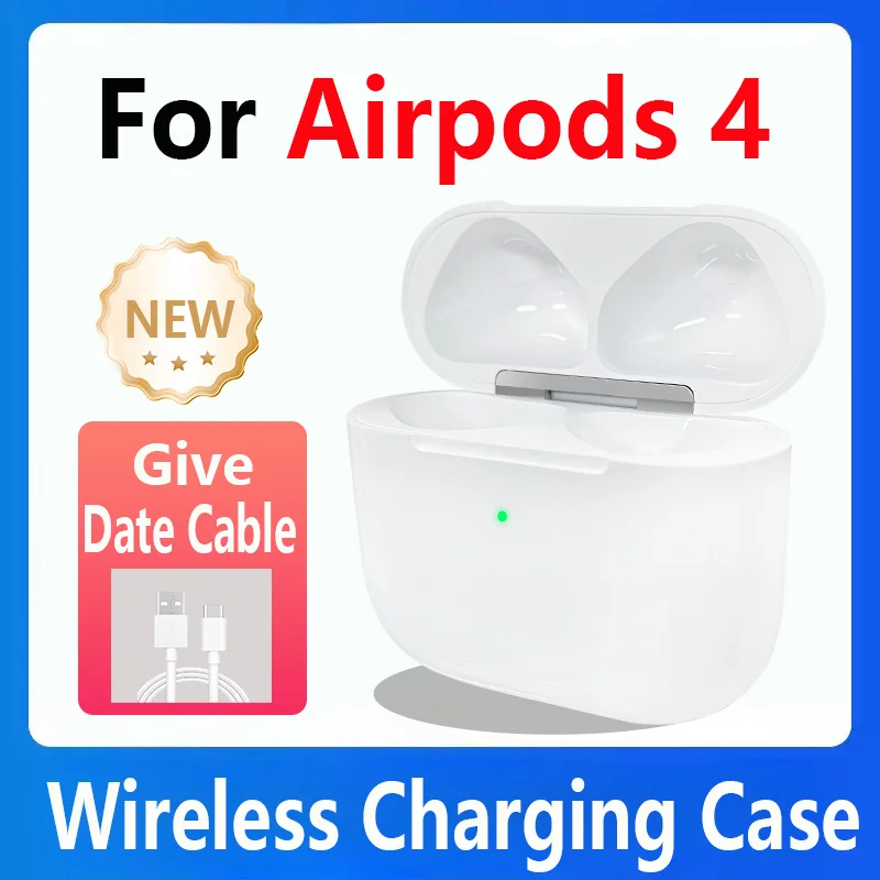 For Airpods 4 Generation Charger Case Type-C Replacement Wireless Charging Box Bluetooth Earphone accessory Pairing For Airpod 4