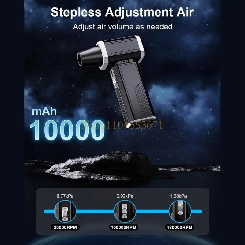 

Best Seller 130000RPM Air Duster Compressed Air Duster with Replacement Nozzle Dry Blower