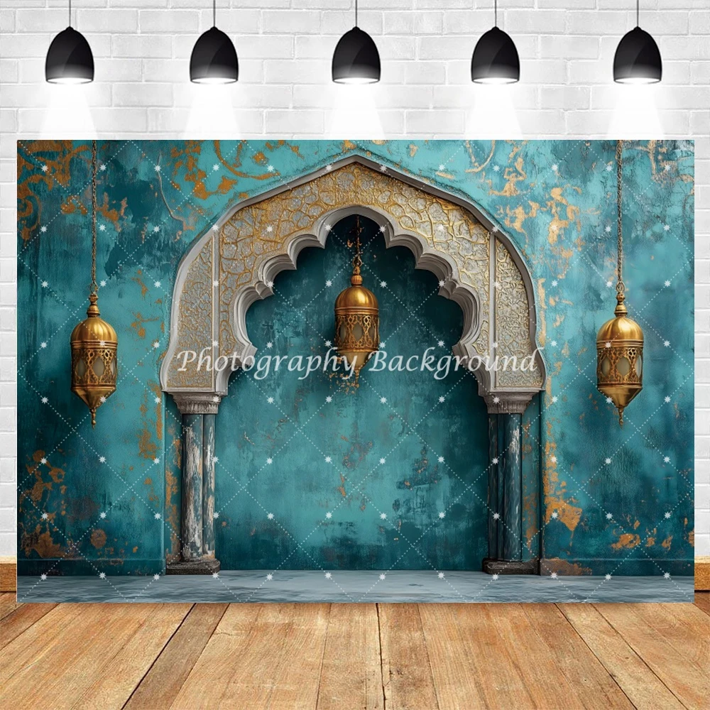 Moroccan Palace Backgrounds for Photographs Arabian Middle Eastern Interior Palace Backdrop Adult Portrait Birthday Party Decor