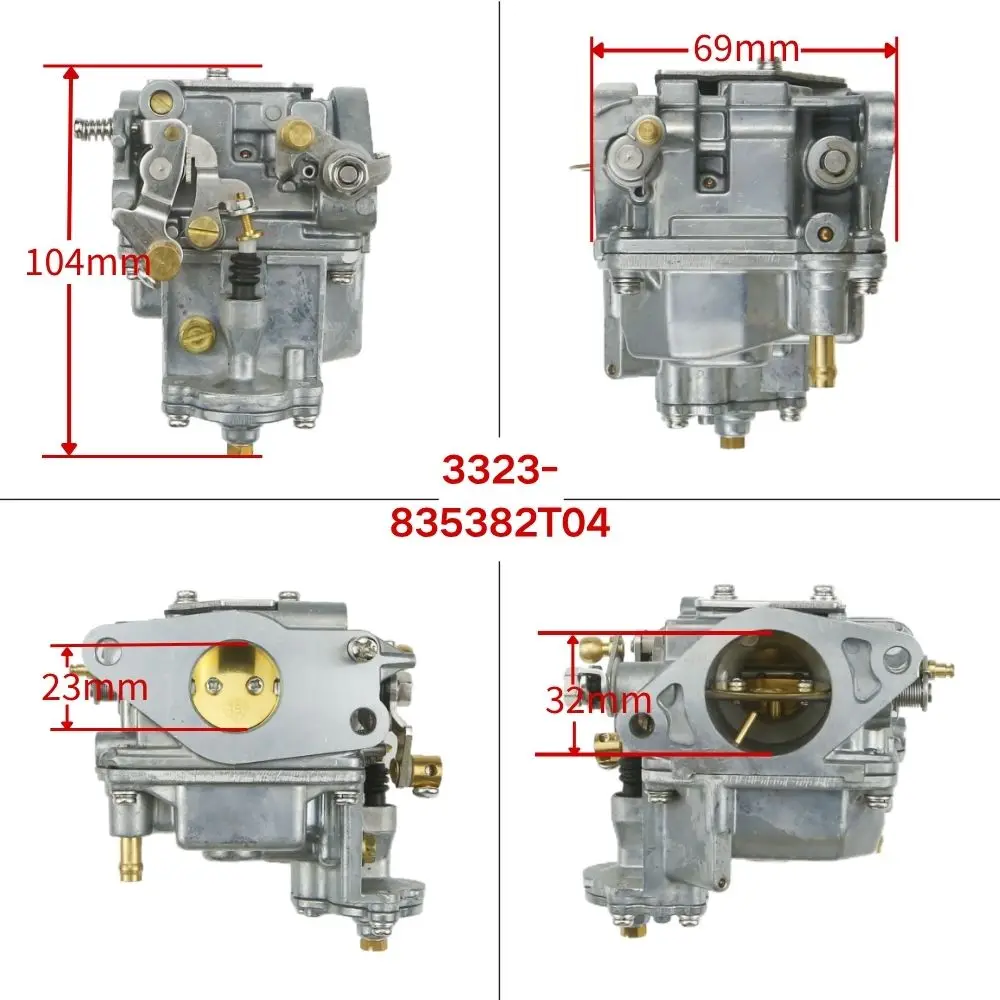 66M-14301-00 Carburetor For Yamaha 4-Stroke 15HP F15 Outboard Motor Engines 66M-14301-10 66M-14301-11 66M-14301-12 18-34600