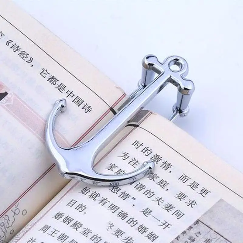 Metal Anchor Bookmark Creative Page Holder Clip For Students Book Reading Graduation Gifts School Stationery Office Supplies