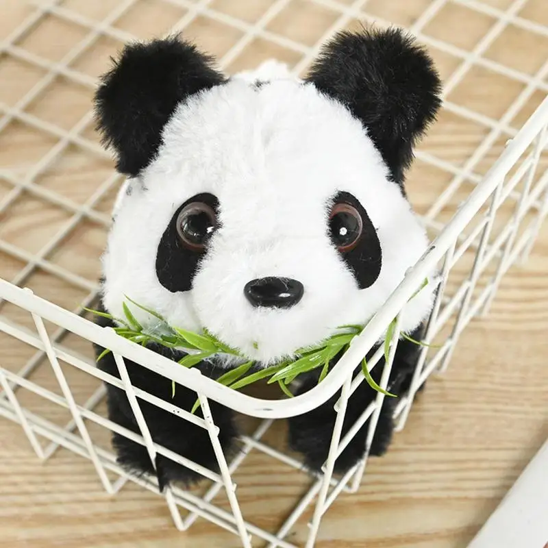 Panda de peluche, juguetes con movimientos de sonido, mascotas electrónicas, juguete de Panda, Panda bailando, juguete interactivo de peluche para niños