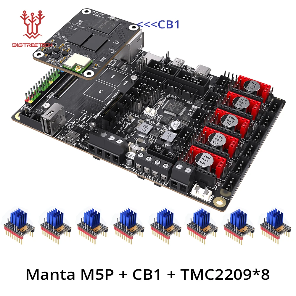 BIGTREETECH Manta M4P M5P M8P Moederbord 32bit voor Klipper Raspberry Voron Ender 3 Stealthy Hi-Speed Oplossing 3D Printer onderdelen
