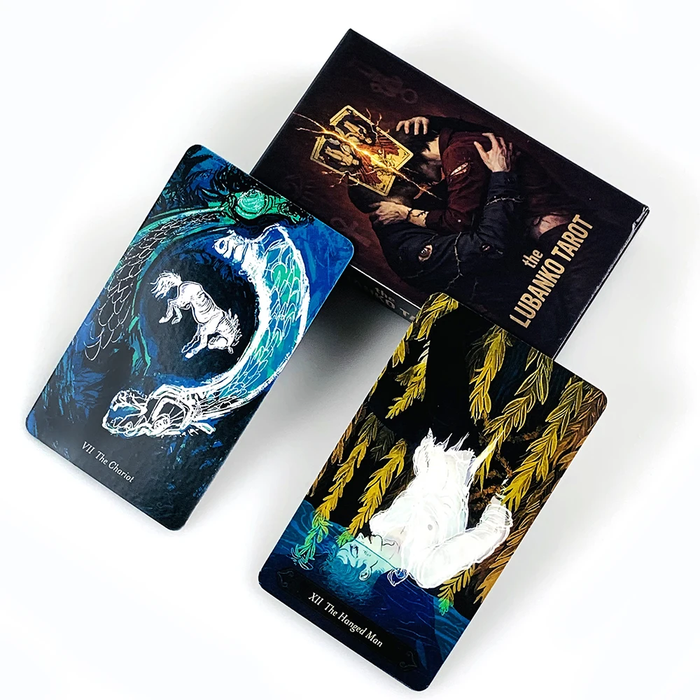 Le jeu de tarot Lubanko, 80 cartes, ensemble de tarot mythique et sensuel pour la divination moderne, la découverte de soi et les pratiques spirituelles