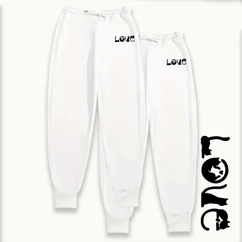 2-packs broek 2025 nieuwe collectie dames joggingbroek 2-delige set effen kleur joggingbroek herfst winter casual lounge wear broek