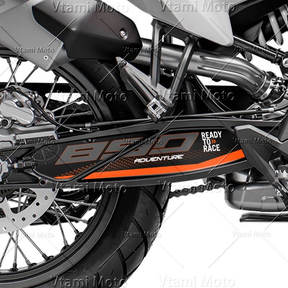 Untuk KTM Duke 790 890S 890R 890GP Adventure 790 890 Adv stiker Swingarm sepeda motor berputar stiker pelindung poros tahan air