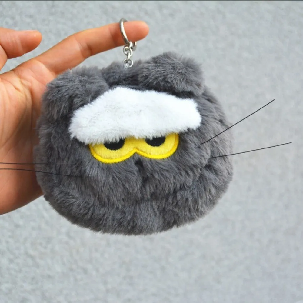 Kpop Idol g-dragon ZOA porte-monnaie en peluche porte-monnaie dessin animé mignon chat gris portefeuille