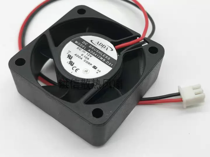 NEW ORIGINAL AD0412MB-D51 DC12V 0.12A 4015 40x40x15mm COOLING FAN RADIATOR