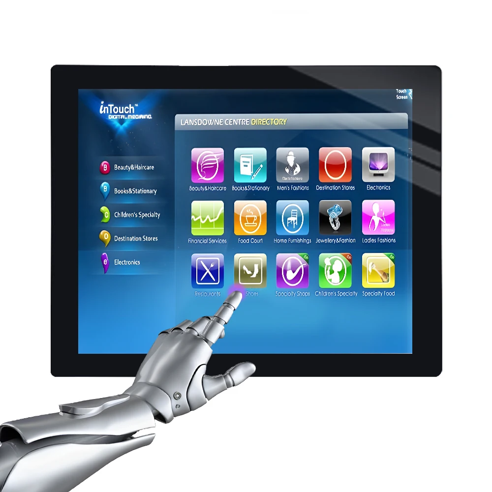 High Brightness 17 Inch 10 Touch Points HMI Open Frame Wall Mounted Pcap Capacitive Touch LCD Display Monitor for Medical