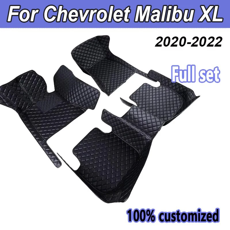 Custom Car Floor Mat for Chevrolet Malibu XL 2016 2017 2018 2019 2020 2021 2022 auto Rug Carpet Footbridge accessories styling