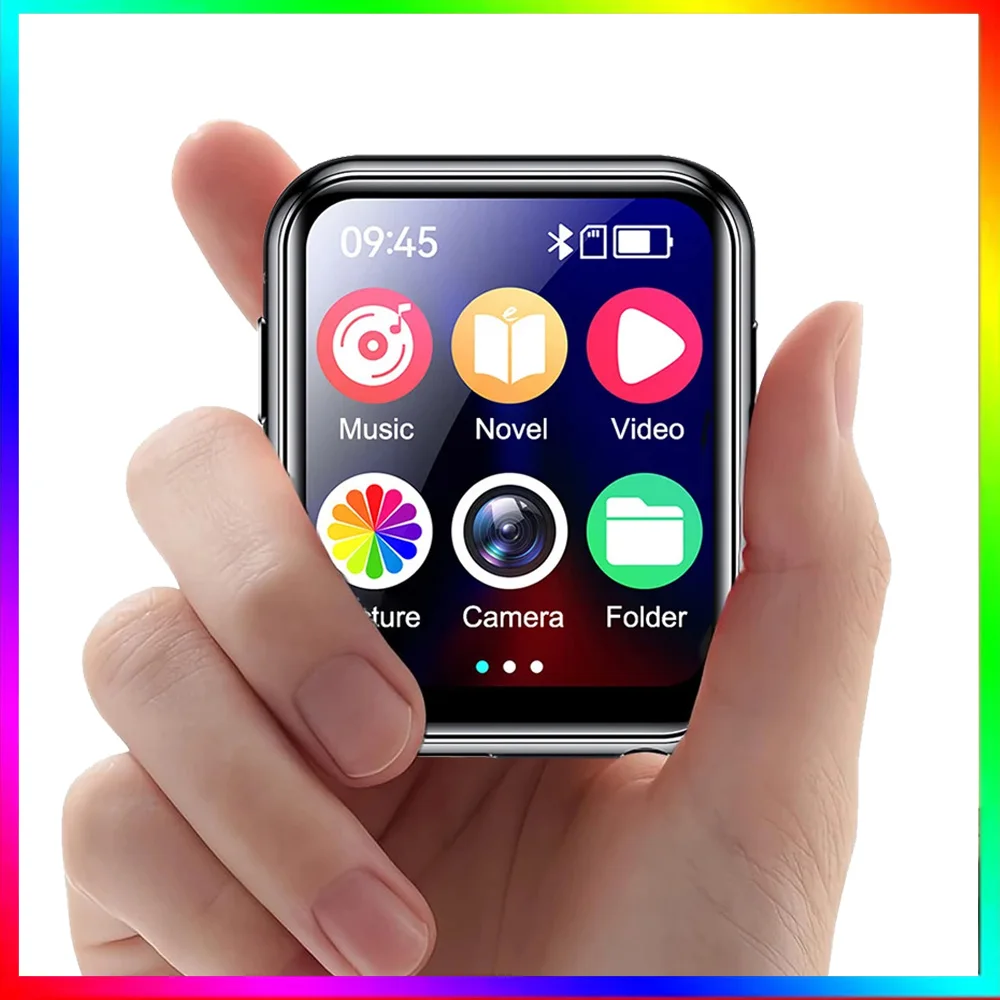 BT 5.4 بلوتوث MP3 وكمان كامل شاشة تعمل باللمس كاميرا فيديو مشغل MP3 طالب السفر هدية المدمج في مكبر الصوت مسجل راديو FM #2