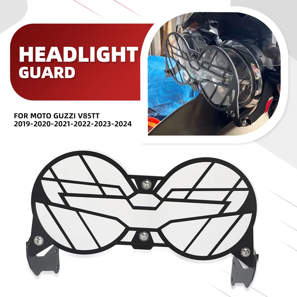 

For Moto Guzzi V85TT 2019-2020-2021-2022-2023-2024 Motorcycle Headlight Protection Headlight Film Guard Front Lamp Cover