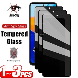 3Pcs Anti Spy Tempered Glass For Xiaomi Redmi Note 11 10 Pro Privacy Screen Protector Redmi Note11 Pro Plus Redmi Note 10 Glass