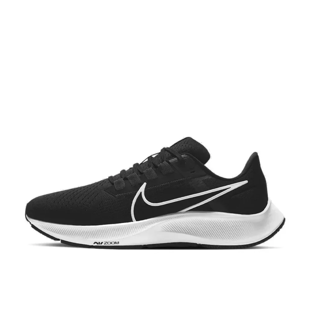 New Listing Nike Air Zoom Pegasus 38 Running Shoes, Comfortable and Lightweight, Black Men's Sneakers