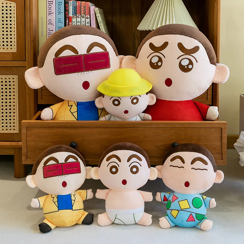 かわいいしんちゃんぬいぐるみ、かわいいゾウのノビタ人形、柔らかい抱き枕、子供の誕生日プレゼント、男の子と女の子向け