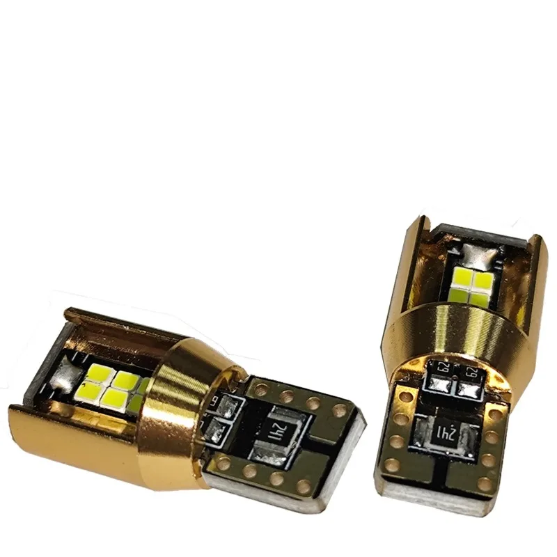 100Pcs New T10 W5W Super Bright 2016 LED 18SMD Car Parking Lights WY5W Auto Wedge Bulbs Canbus Interior Reading Dome Lamps