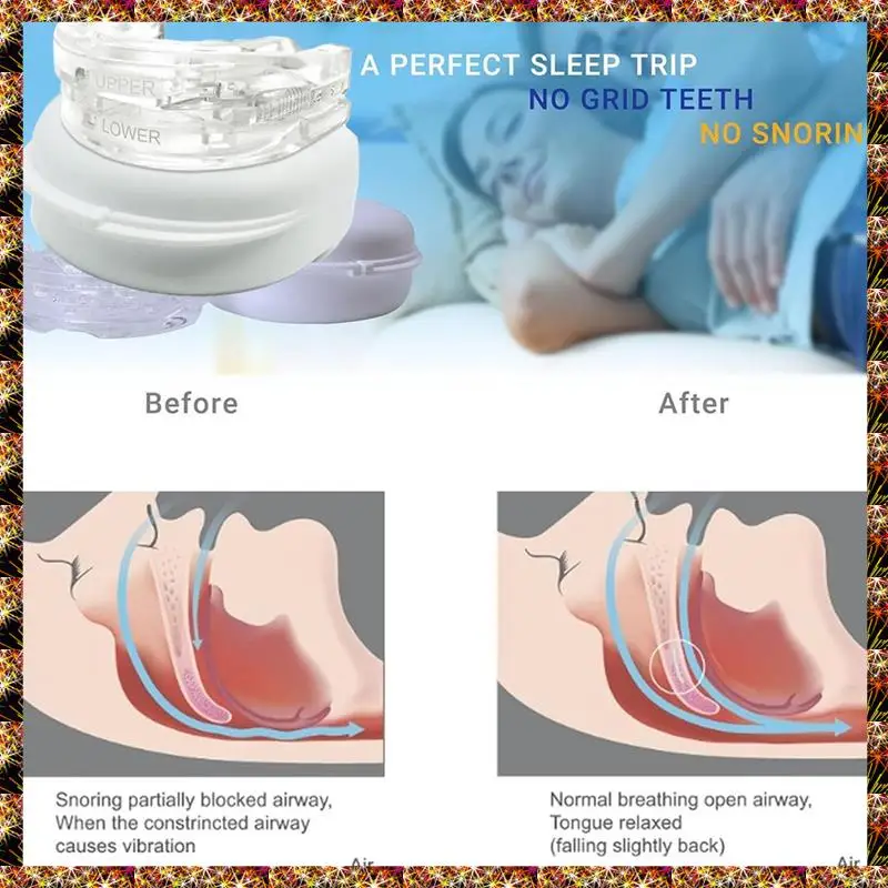

BTCL 1 Piece Braces Adjustable As Shown PC+EVA Alleviate Grinding And Improve Sleep Tools