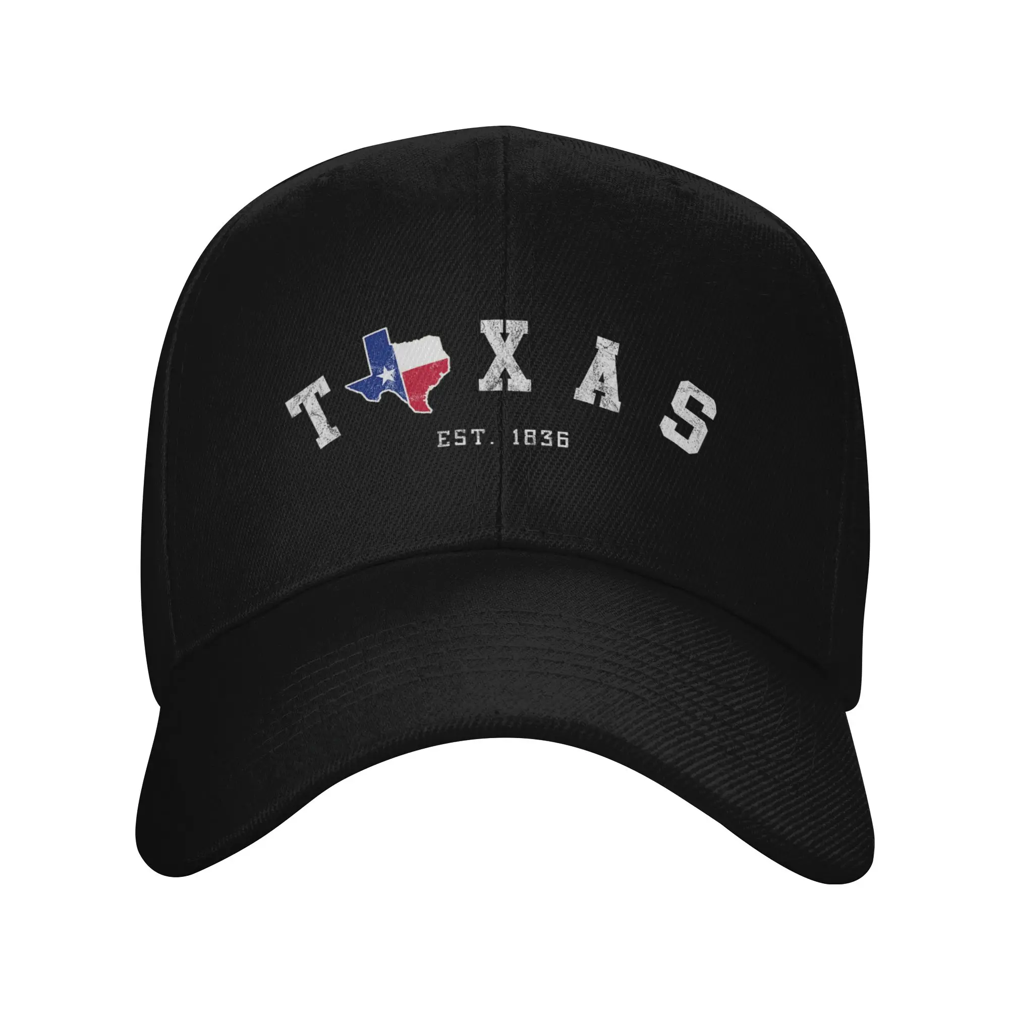 1 Piece Texas State Est Casual Baseball Cap Spring  Trucker Hat Sun-Proof Kpop Rock Snapback Cap Women Men Baseball Caps