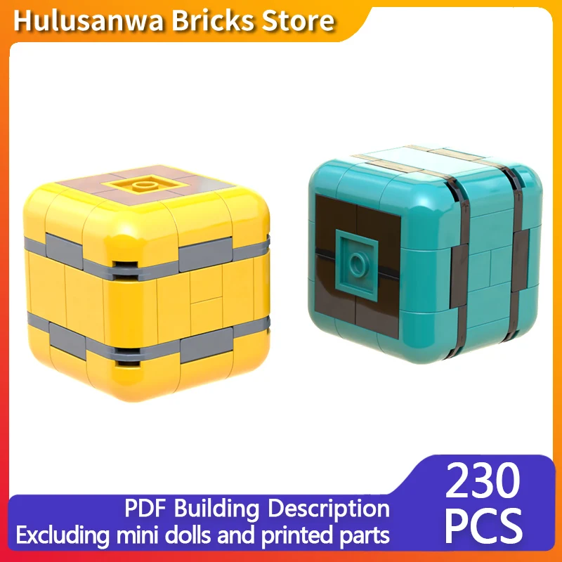 

Small Rounded Space Crates Model MOC Building Bricks War Equipment Modular Technology Gifts Holiday Assemble Children Toys Suit