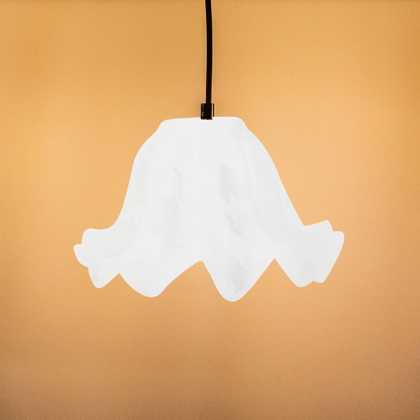 

Decorative Glass Lampshade for Pendant Chandelier Light Fixture Replacement Cover Softens Light Vintage Room