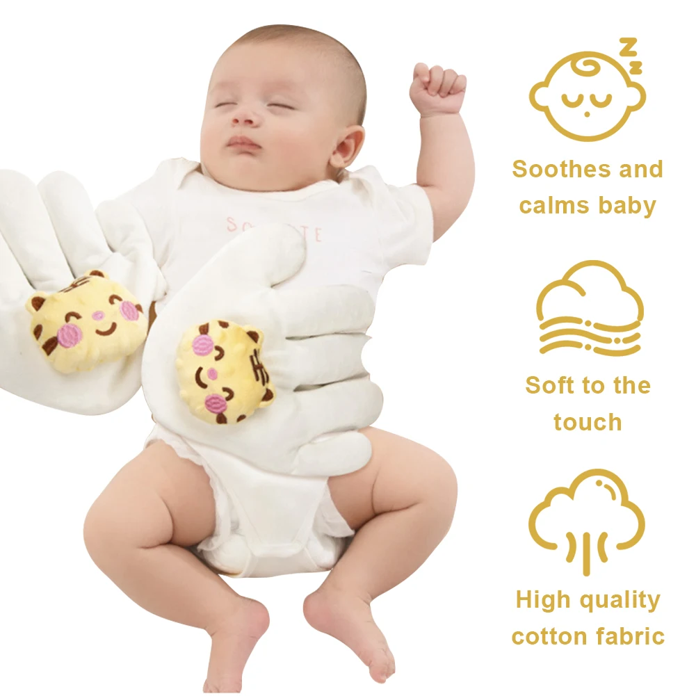 Baby Soothing Palm Infant Calming Sleepers Gentle Hand Palms Newborn Pillow Hand for Baby Newborn