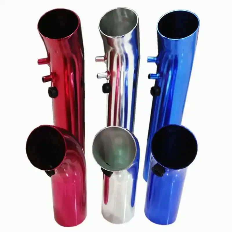 Automobile Refitting Intake Aluminum Pipe General Refitting Intake Pipe Intake Guide Pipe Air Filter Elbow Short / Long 76mm