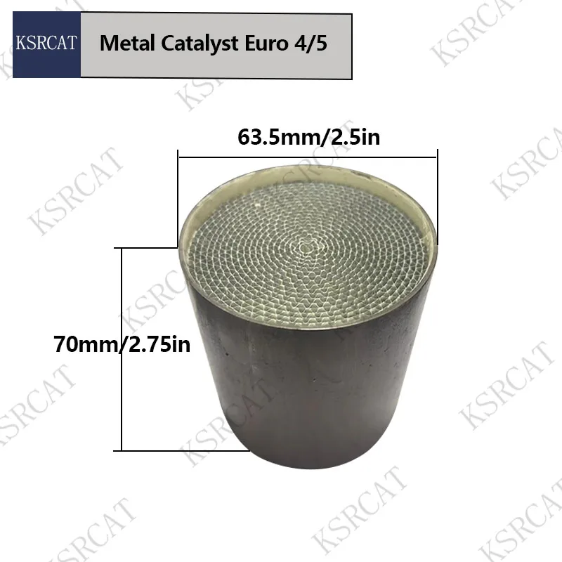 Euro 5 63.5*70MM Universal Three-Way Catalytic Catalyst Exhaust Muffler Silencer Catalytic Converters