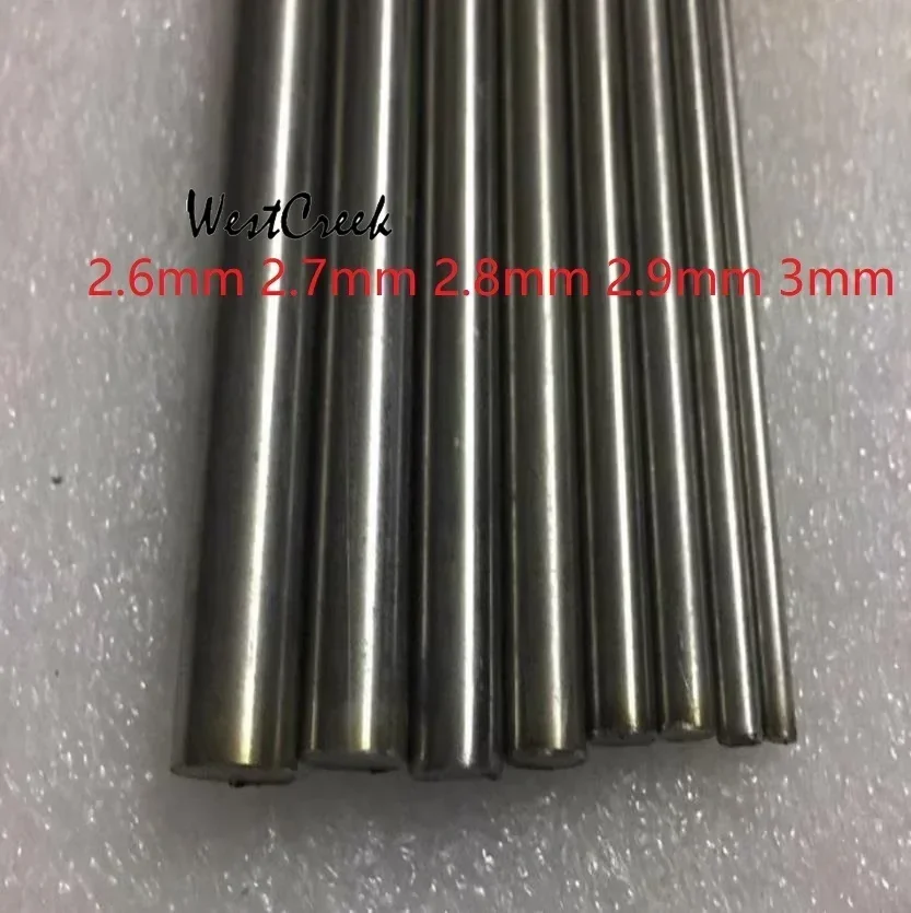 WESTCREEK  2.8mm 2.9mm 3mm 304 stainless steel round solid rod ss304 bar straight stick SUS304 fine round rod spring steel wire