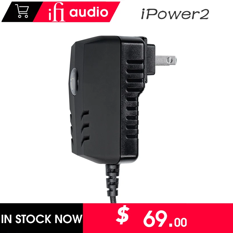 

Адаптер питания iFi iPower2 DC с низким уровнем шума, Hi-Fi декодирует усилитель для наушников, устройство подавления шума, несколько уровней защиты