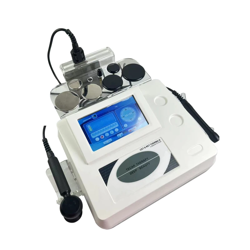 448KHz Spain Tecar RET CET Therapy Monopolr RF Diathermy Pain Recovery Machine Face Lift Wrinkle Removal Radio Frequency