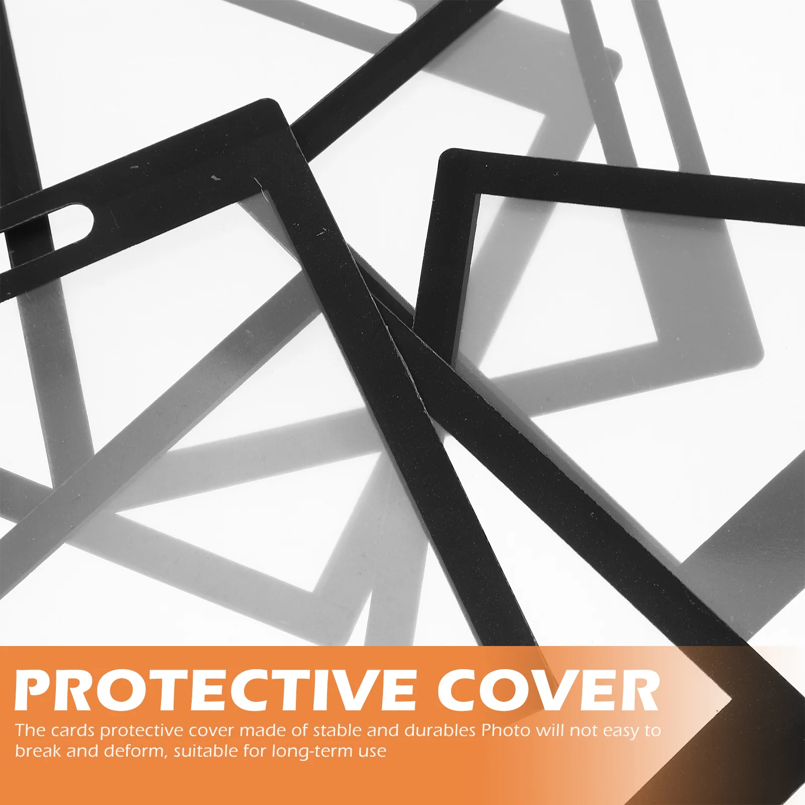 

6Pcs PVC Card Protector Table Card Sleeves Transparent Large Protective Covers Cards Storage Organizer