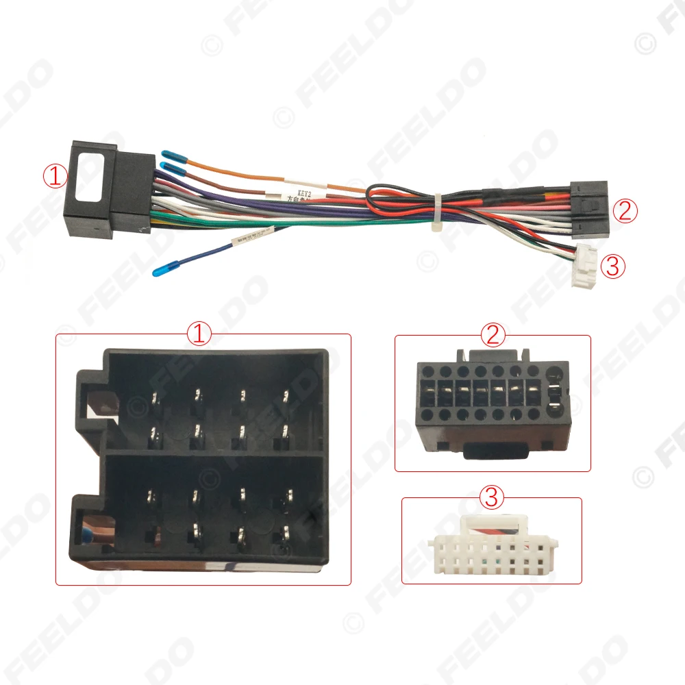 Car Radio Audio 16Pin Power Wiring Harness Cable Adapter For Lifan X50 (2014-2019) Stereo Aftermarket Wire Cable