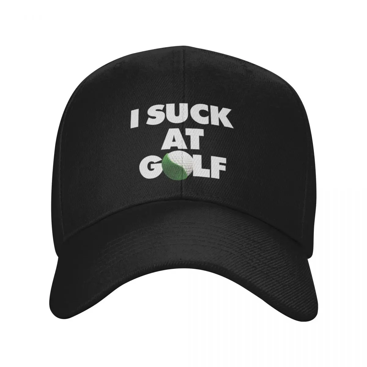 I suck at golf Funny Golfer saying Quote Baseball Cap Cosplay Hat Man For The Sun Hat Beach Man Women's