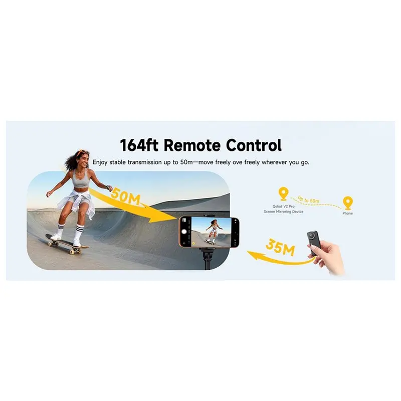 A33T Wireless Magnetic Selfie Monitor Screen with Speaker Remote Control 4K 60fps Output for Smartphone Vlog Recording